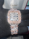 Iced out Moissanite Cartier
